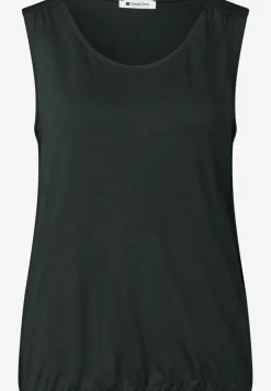 Top en jersey avec ourlet élastique