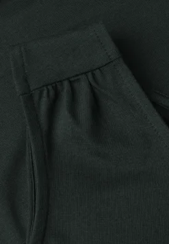 Top en jersey avec ourlet élastique