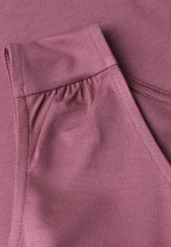 Top en jersey avec ourlet élastique