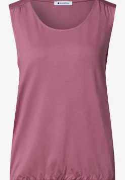 Top en jersey avec ourlet élastique