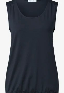 Top en jersey avec ourlet élastique