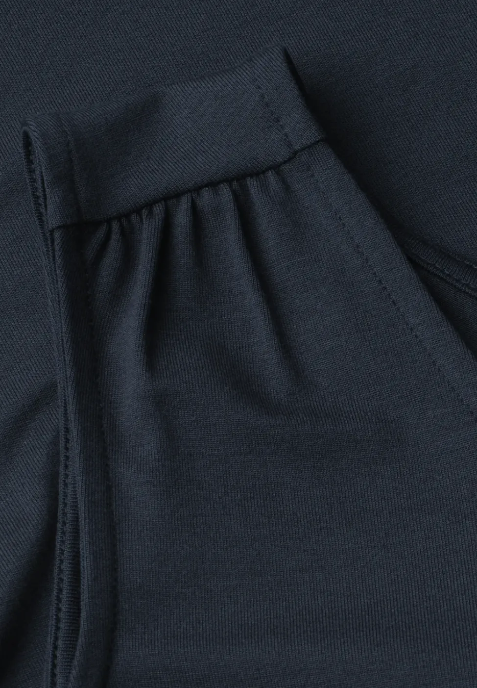 Top en jersey avec ourlet élastique