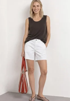 Top en jersey avec ourlet élastique