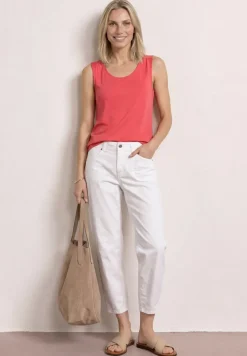 Top en jersey avec ourlet élastique