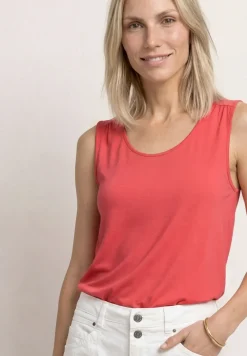 Top en jersey avec ourlet élastique