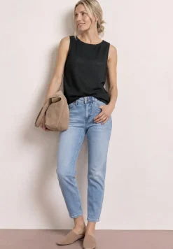 Top en maille 2 en 1 avec encolure bateau