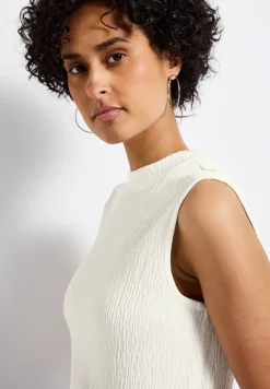 Top structuré avec turtleneck