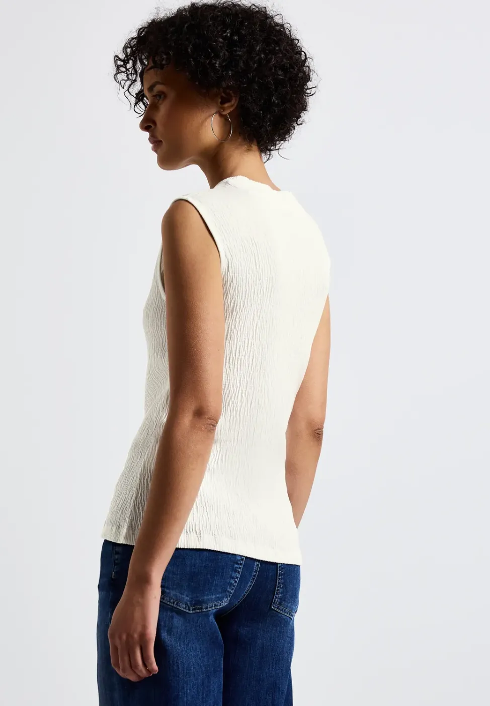 Top structuré avec turtleneck