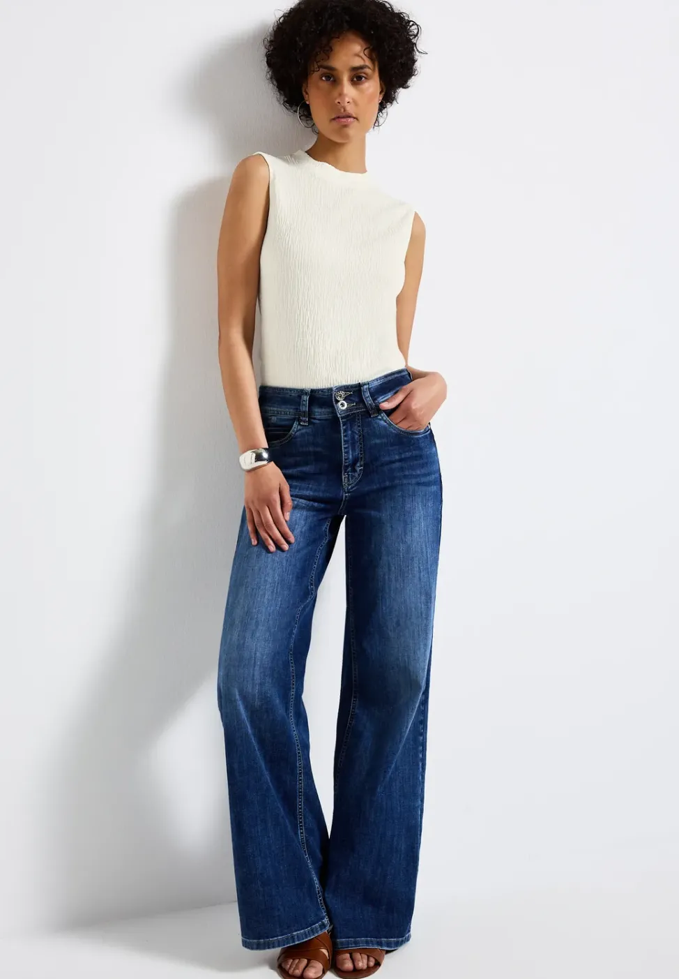 Top structuré avec turtleneck