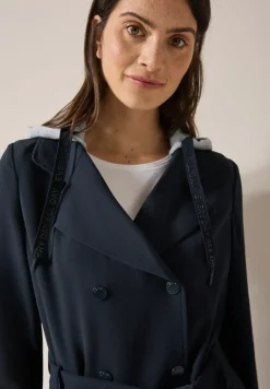 Trench-coat avec capuche