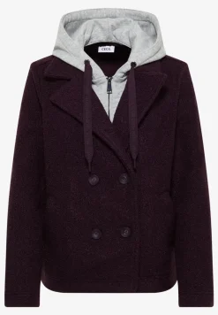 Trench-coat avec incrustation