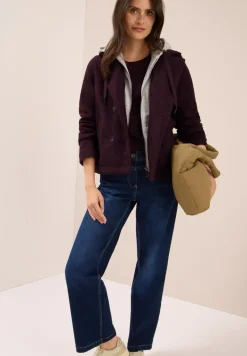 Trench-coat avec incrustation