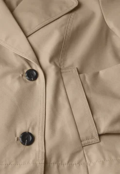 Trench-coat à col roulé