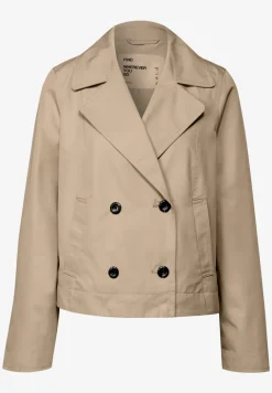 Trench-coat à col roulé