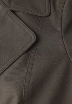 Trench-coat à col roulé