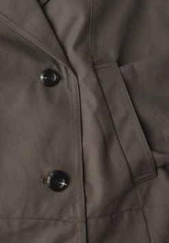 Trench-coat à col roulé