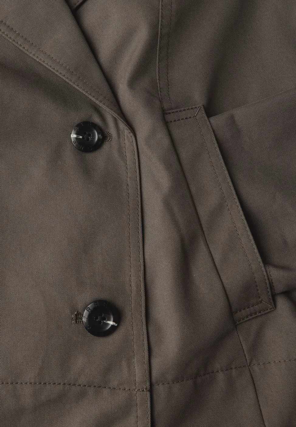 Trench-coat à col roulé
