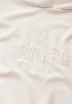 T-shirt à capuche avec broderie