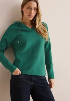 T-shirt à capuche en sergé