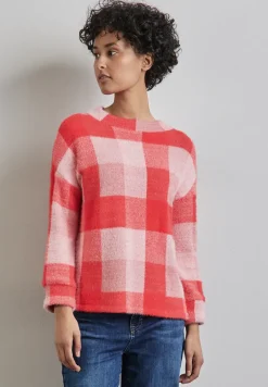 T-shirt à carreaux à manches courtes