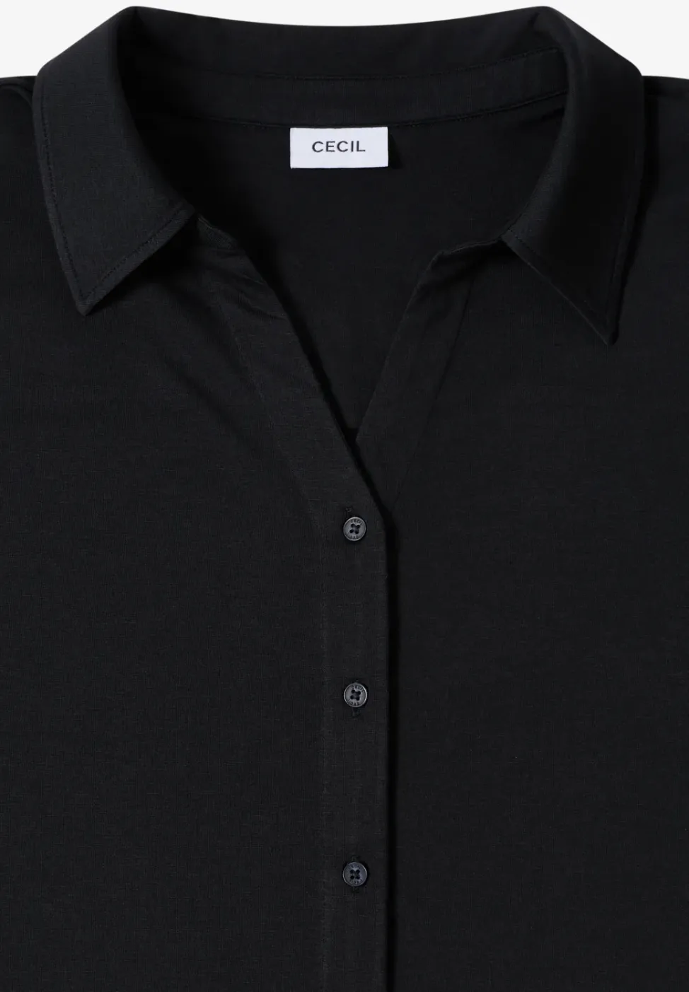 T-shirt à col chemise