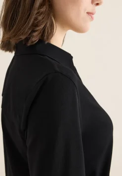 T-shirt à col chemise