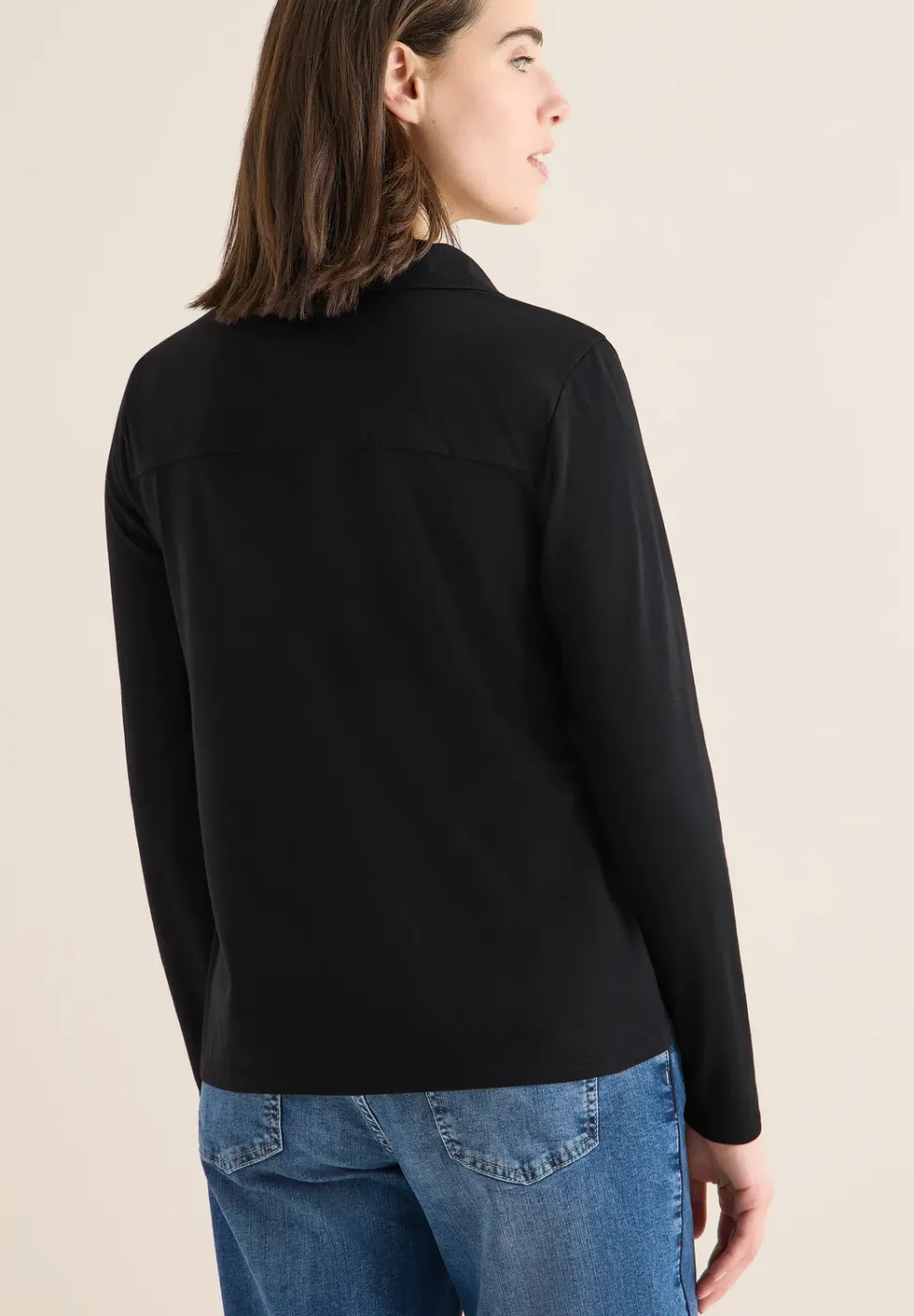 T-shirt à col chemise
