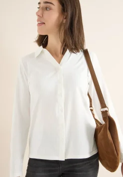 T-shirt à col chemise