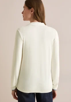 T-shirt à col chemise