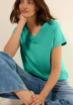 T-shirt à col en V