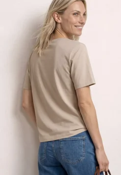 T-shirt à col rond avec détail imprimé