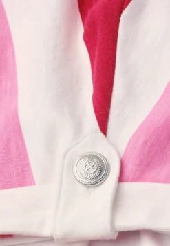 T-shirt à col rond avec détails de boutons