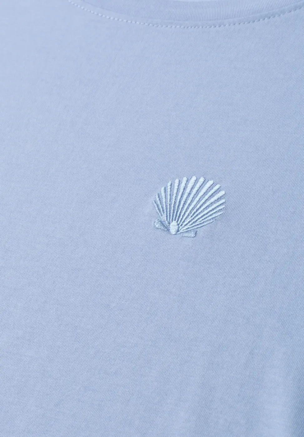 T-shirt à col rond avec détail de broderie