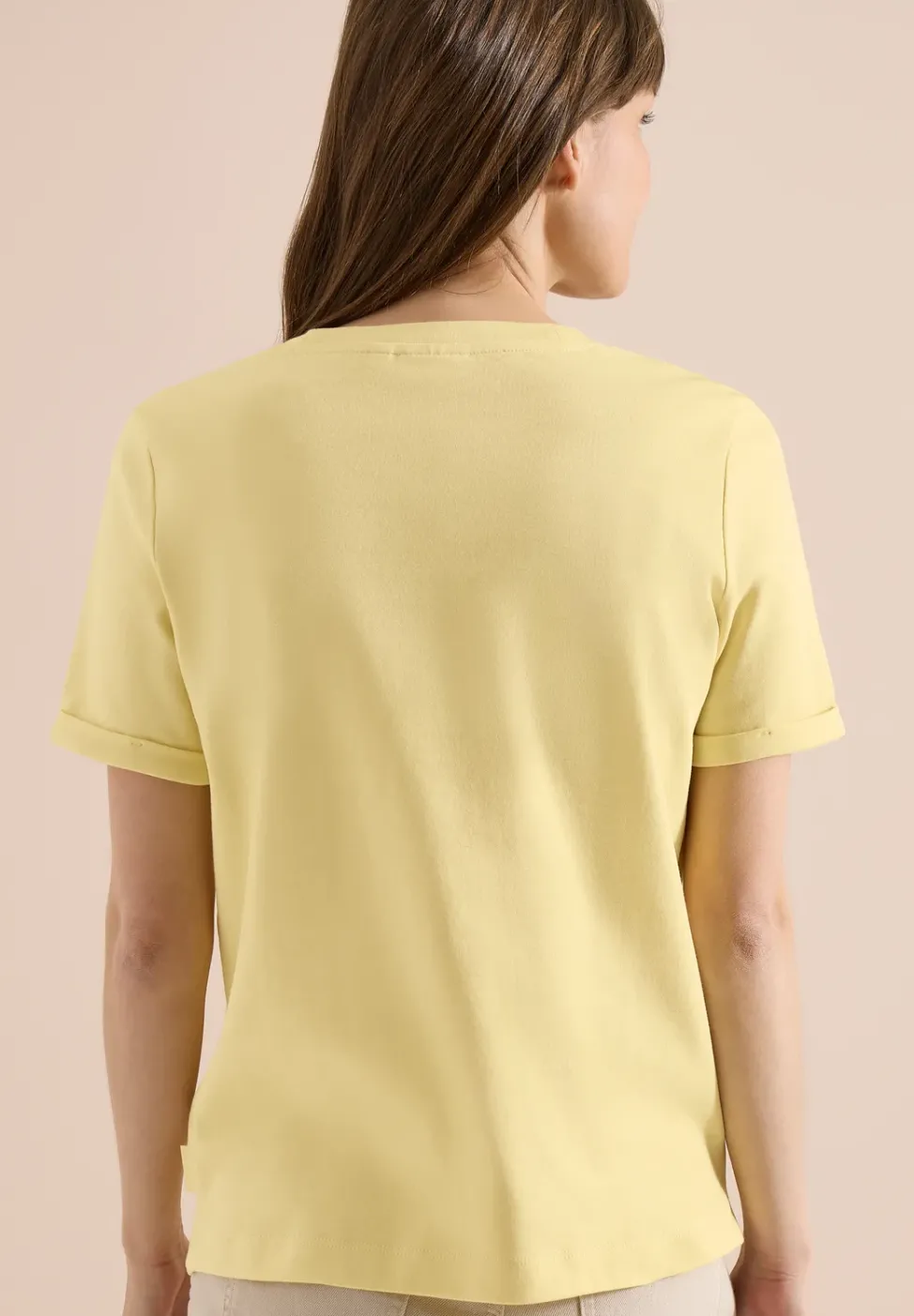 T-shirt à col rond avec détail imprimé