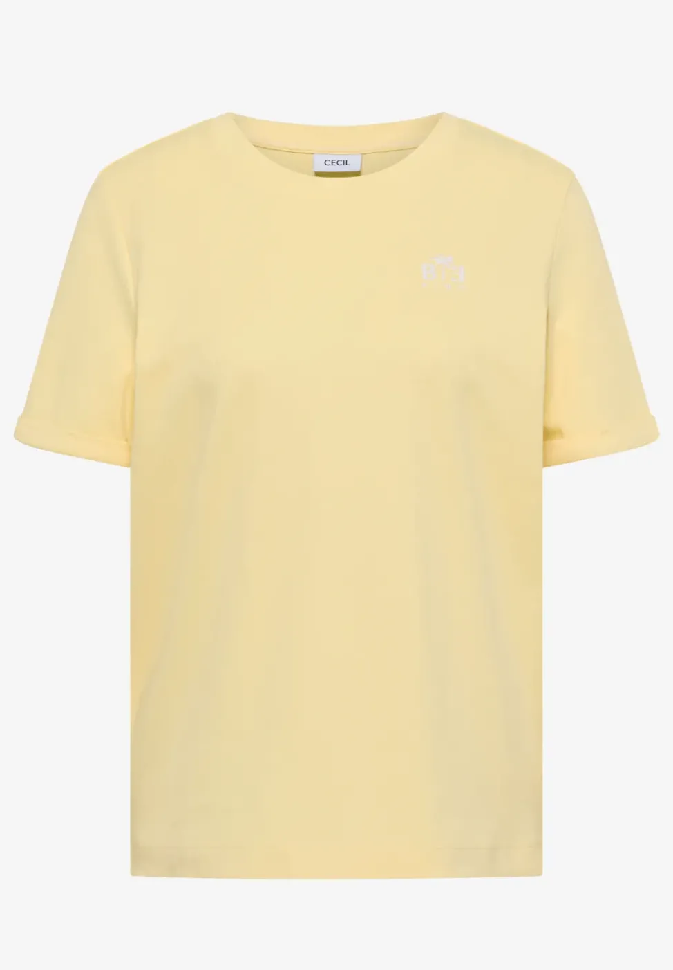 T-shirt à col rond avec détail imprimé
