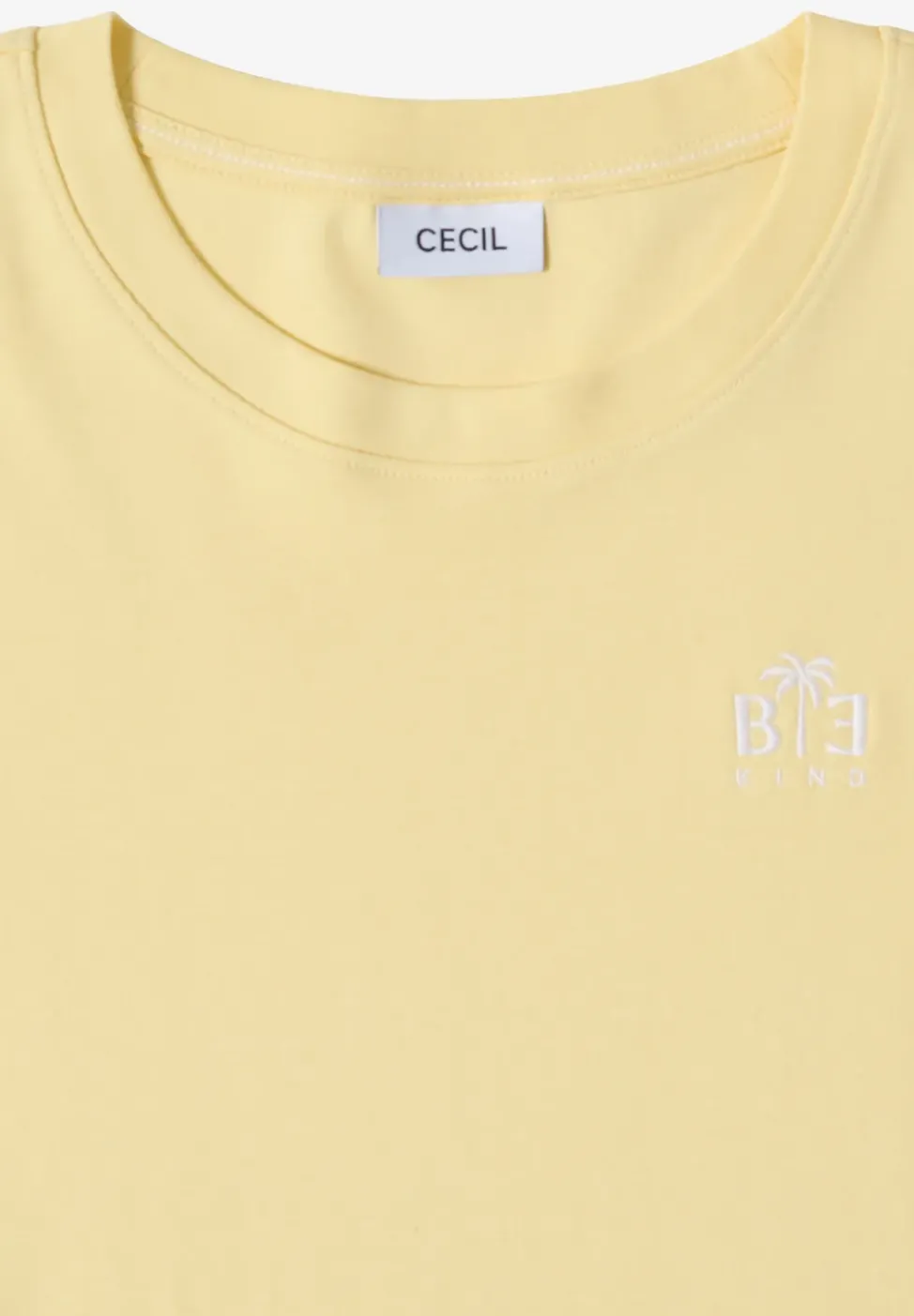 T-shirt à col rond avec détail imprimé