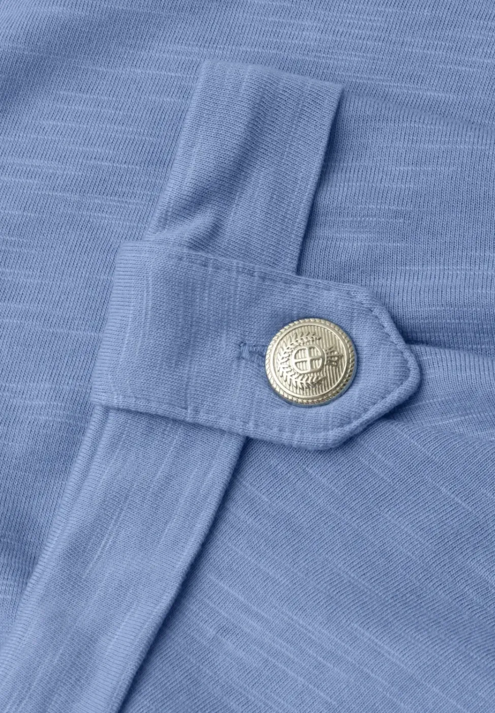 T-shirt à col rond avec détails de boutons