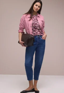 T-shirt à col rond avec détails de boutons