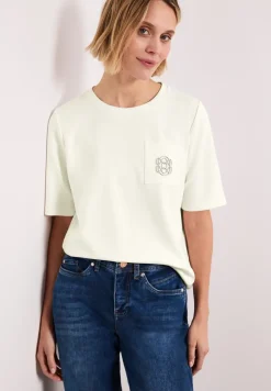 T-shirt à col rond avec détail décoratif