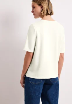T-shirt à col rond avec détail décoratif