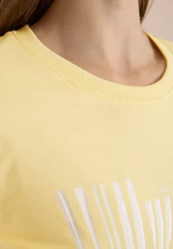 T-shirt à col rond avec imprimé