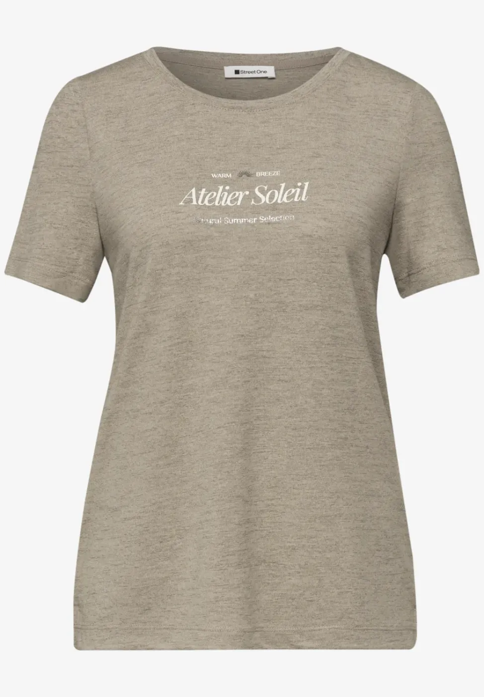 T-Shirt à col rond avec inscriptions