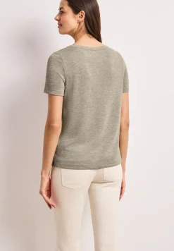 T-Shirt à col rond avec inscriptions