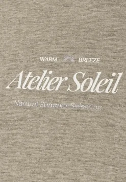 T-Shirt à col rond avec inscriptions