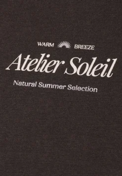 T-Shirt à col rond avec inscriptions