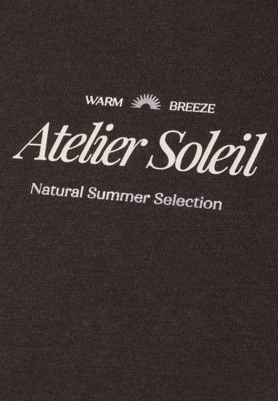 T-Shirt à col rond avec inscriptions