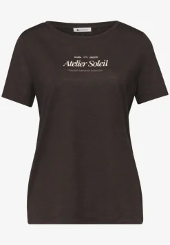 T-Shirt à col rond avec inscriptions