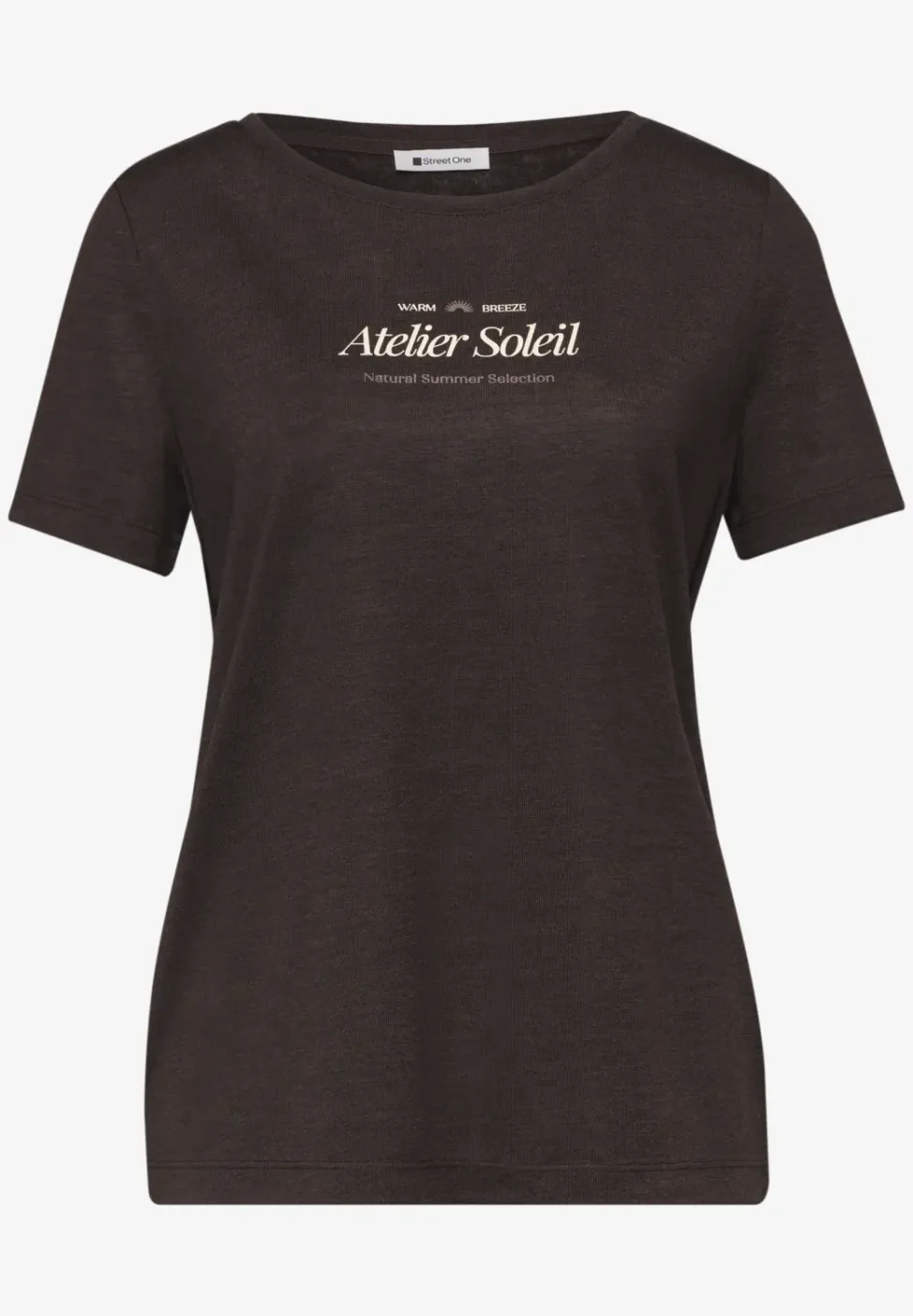 T-Shirt à col rond avec inscriptions