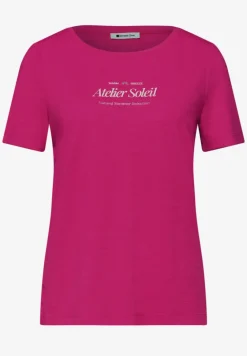 T-Shirt à col rond avec inscriptions