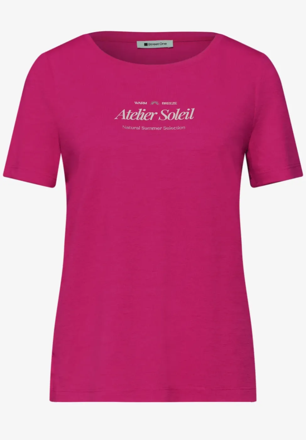 T-Shirt à col rond avec inscriptions